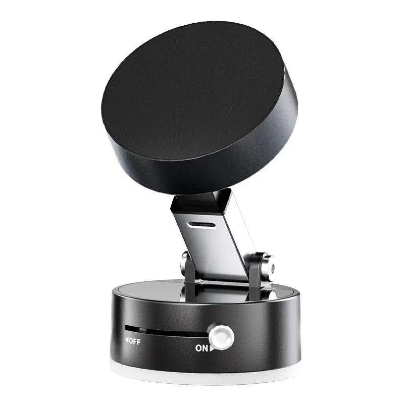 Professional Car Phone Holder with Strong Vacuum Suction Simple Install Adjustable Angle Phone Stand Mount for Vehicle
