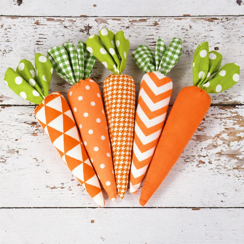 1/5pcs Easter Spring Carrot Ornaments