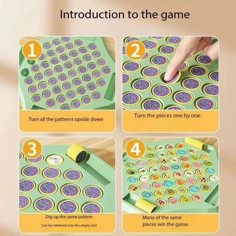 Animal Flip Chess – Fun Memory Game for Kids & Family Board Game