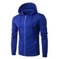 Men’s Autumn Zipper Hoodie – Slim Fit Long Sleeve Casual Sweatshirt Jacket