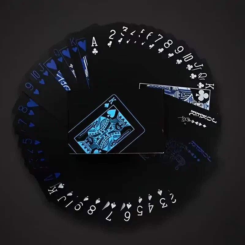 Waterproof PVC Illusionist Poker Cards – Durable, Sleek, and Washable Playing Deck for Parties, Game Nights & Family Fun