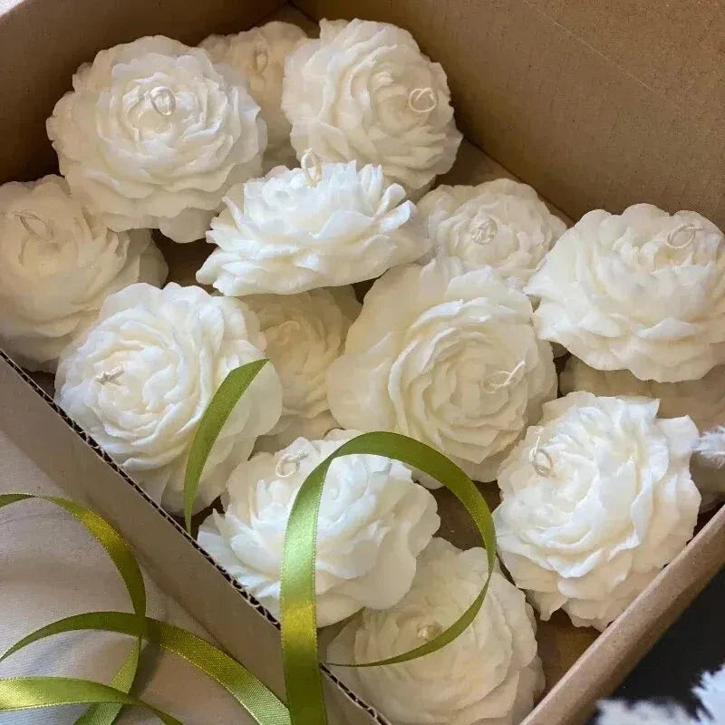 3D Peony Flower Silicone Candle Mold – DIY Relief Candle, Soap & Resin Mold for Handmade Crafts, Gifts & Home Décor