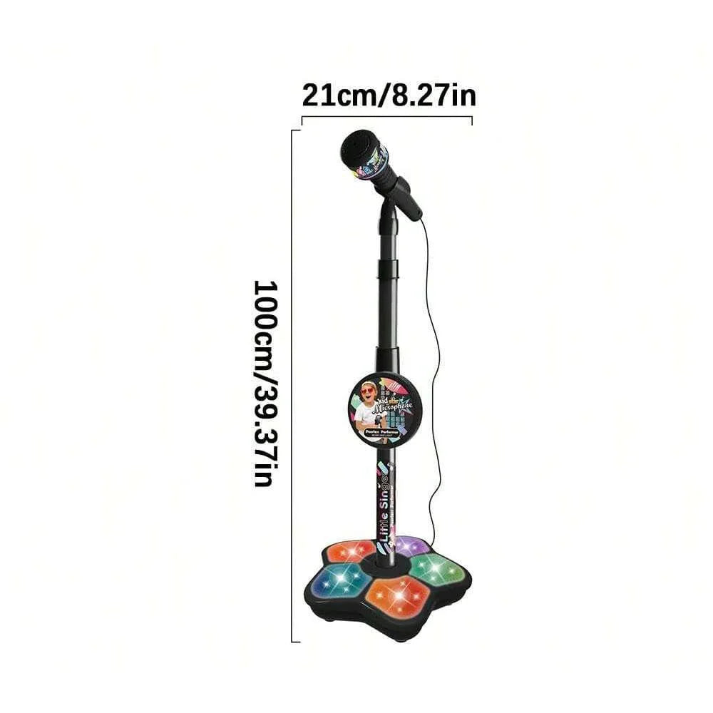 Kids Microphone Stand Toy, Portable Children's Karaoke Electronic, Durable Party Karaoke Microphone Stand, Kids Karaoke Machine