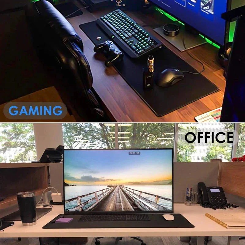 Large Gaming Mouse Pad – XXL Anti-Slip Rubber Desk Mat with Stitched Edges for PC Gamers | Perfect for CS:GO, LOL & Dota