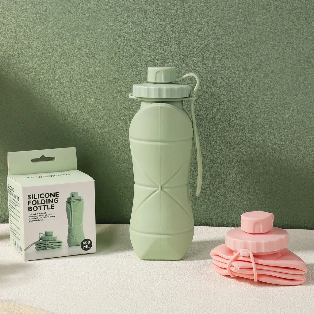 Portable Silicone Folding Water Cup - Scalable Travel Bottle for Outdoors