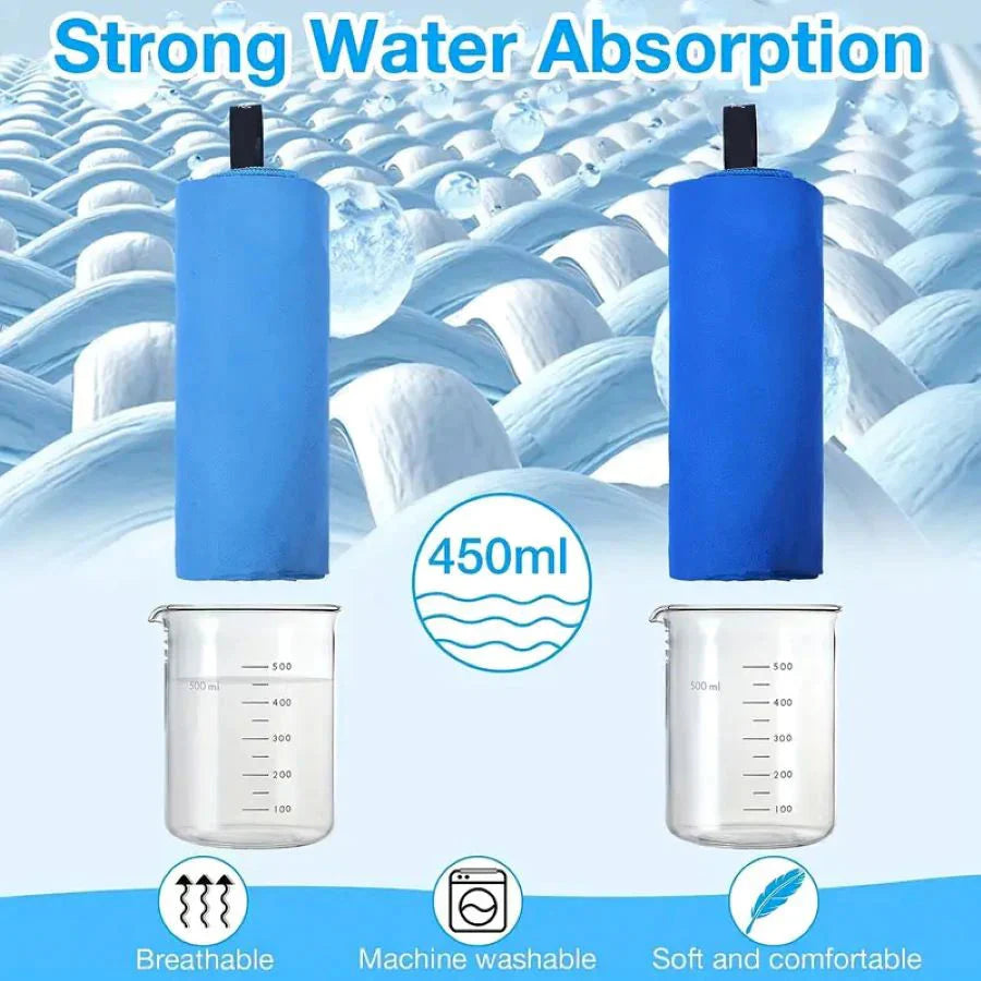 Microfiber Quick-Dry Towel – Lightweight Sandproof Sports & Travel Towel for Gym, Beach, Swim & Yoga