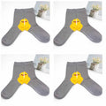 4 Pairs Cotton Pack Women Socks Duck Pattern