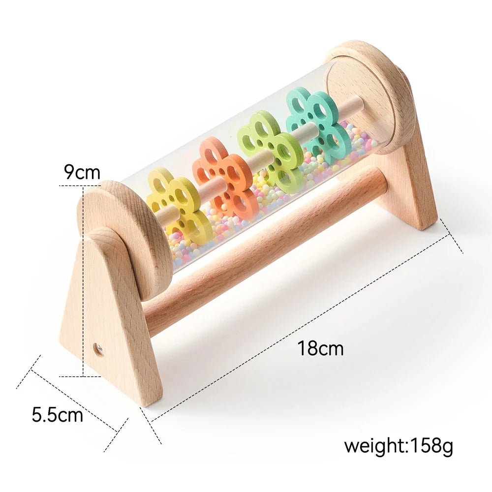 Montessori Wooden Rain Stick Sensory Musical Toy