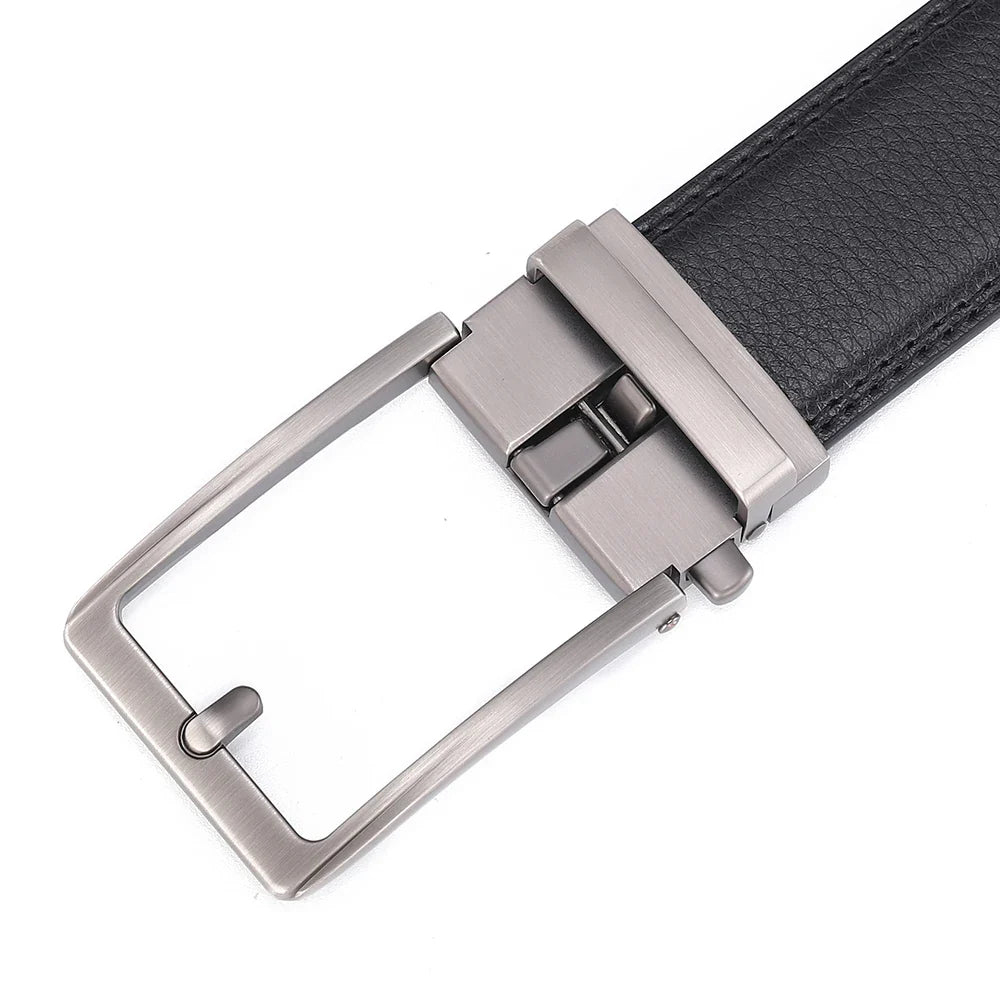 Men Luxury Buckle Genuine Leather Belt