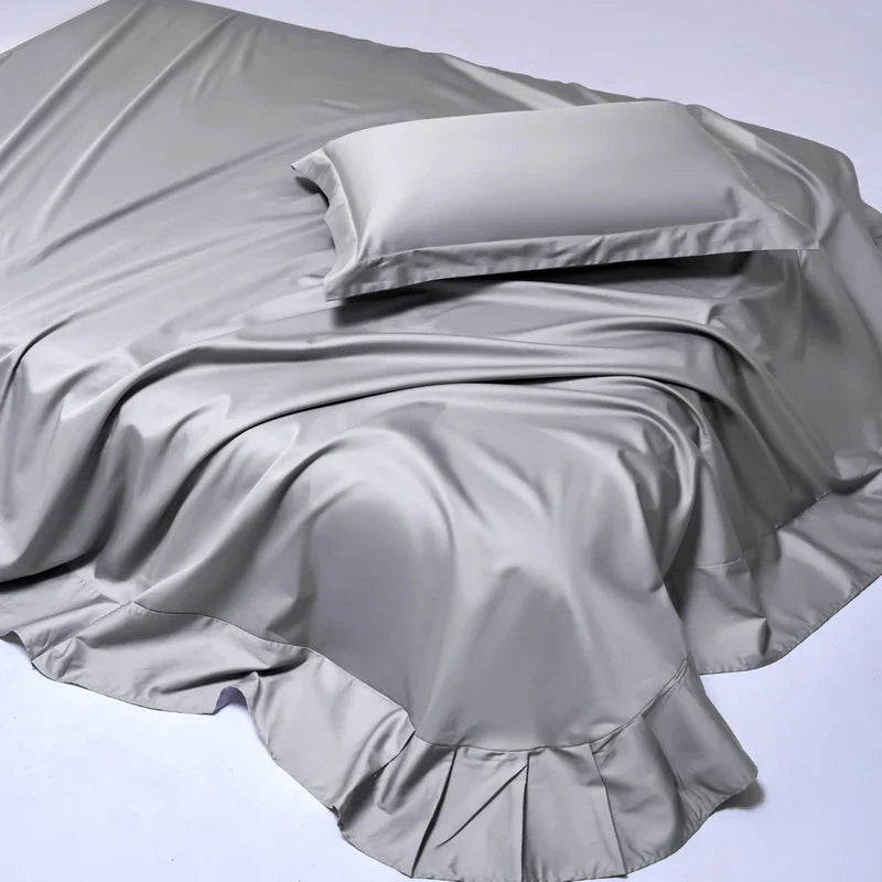 100% Egyptian Cotton Bed Sheet Set 1000TC Size Single, Double & Queen