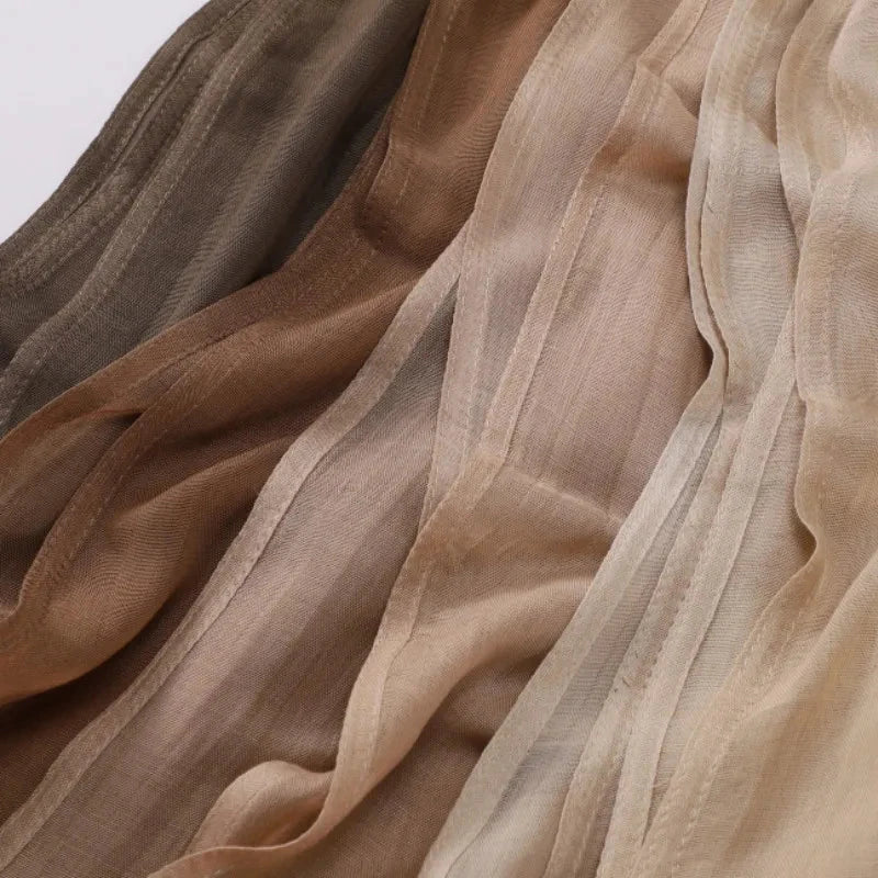Women’s Large Cotton Rayon Hijab Scarf – 180x95cm Plain Wrap & Shawl