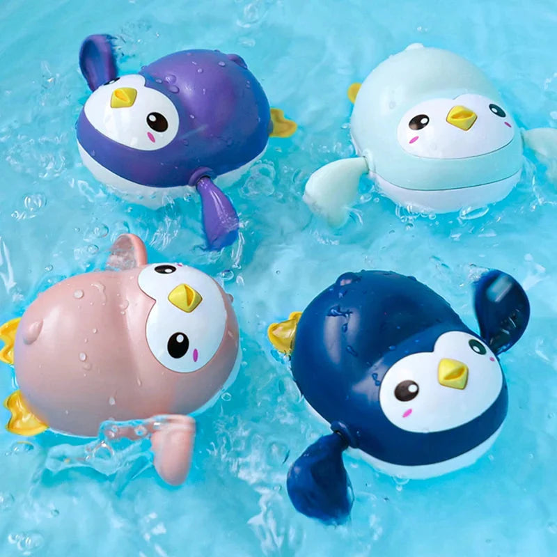 Baby Bath Toys - Swimming Clockwork Dolls & Tortoise | Fun & Safe Water Play for Kid
