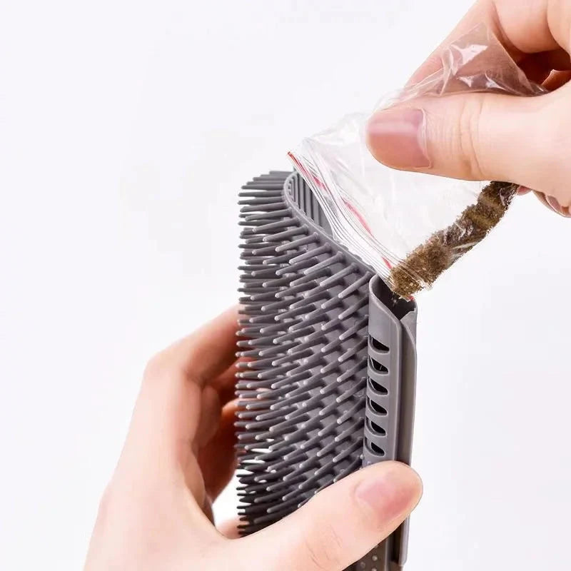 Cat Massage Brush & Hair Remover – Self-Grooming Wall Corner Comb for Cats | Detachable, Easy-Clean Pet Massage Tool