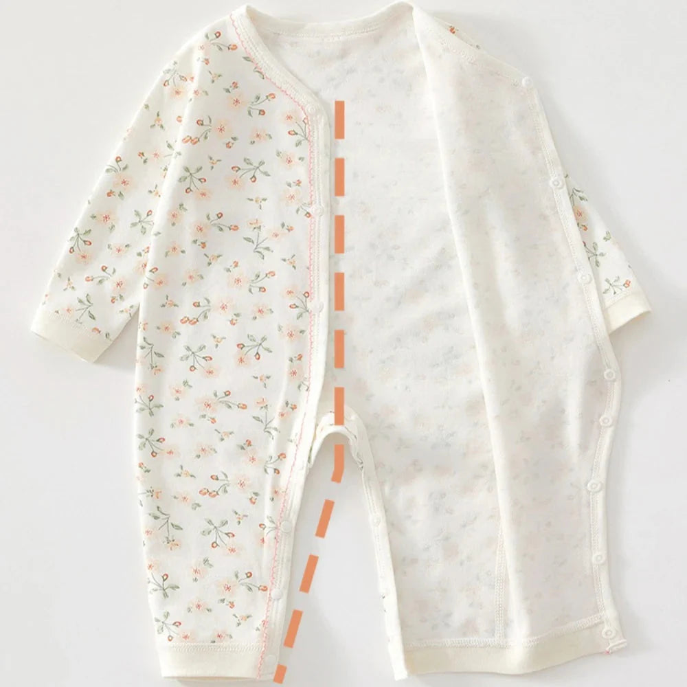 Soft Pure Cotton Baby Romper Princess Prince Onesie