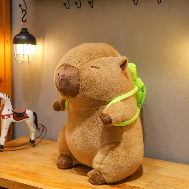 12-32cm Capybara Plush Simulation Capibara Anime Fluffty Toy Cute Doll Stuffed Animals Soft Doll Plush Children Christmas Gift