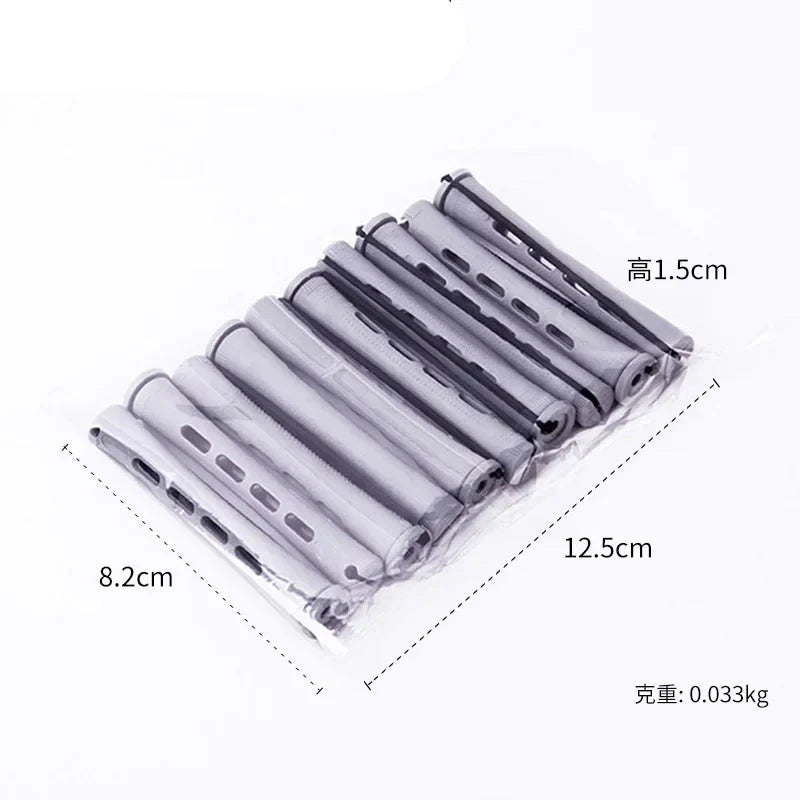 10pcs Heatless Hair Soft Curling Rollers
