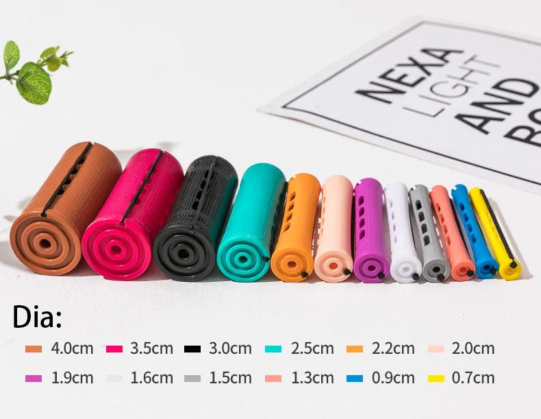 10pcs Heatless Hair Soft Curling Rollers