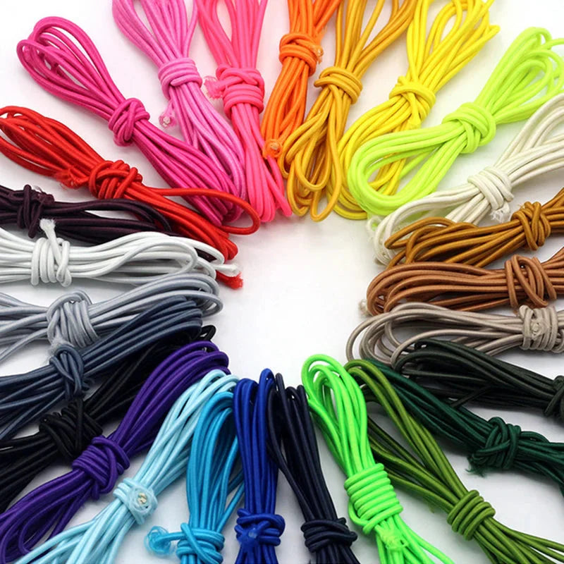 Elastic Thread for Jewelry Making - 1.0mm to 2.5mm, 10 Yards, DIY Beaded Crafting Sewing Accessories