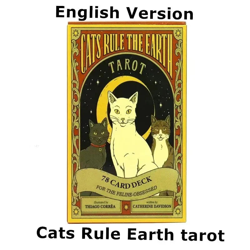 El Tarot de los Gatos – 78-Card Spanish Divination & Board Game Deck
