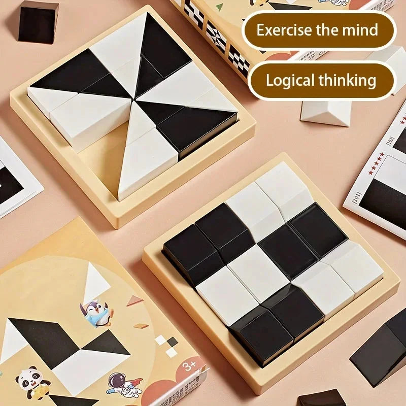 120 Level Hidden Block Puzzle 6 Years ABS Material Interesting Enhances Logic and Spatial Reasoning Suitable for 6Year Olds