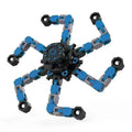 Deformable Fidget Spinner Chain Toy – Intelligent Stress Relief Finger Gyro for Kids & Adults