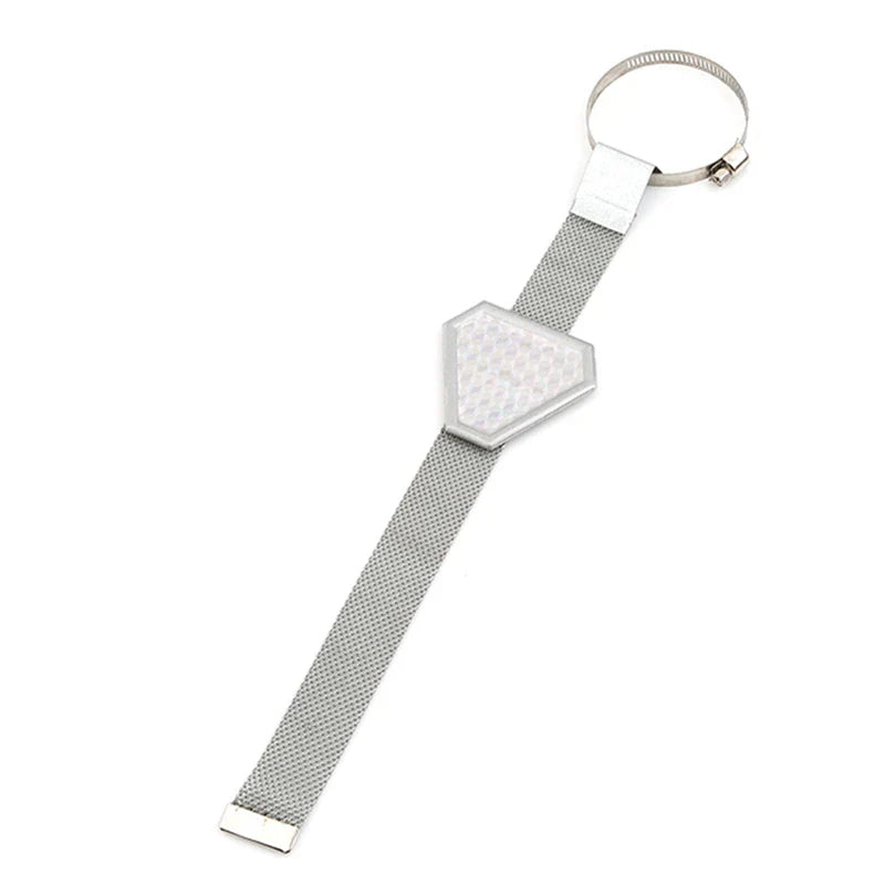 1Pc Auto Anti- Static Metal Strap Car Reflective Warning Electrostatic Strip Vehicle Ground Wire Safety Warning Chain