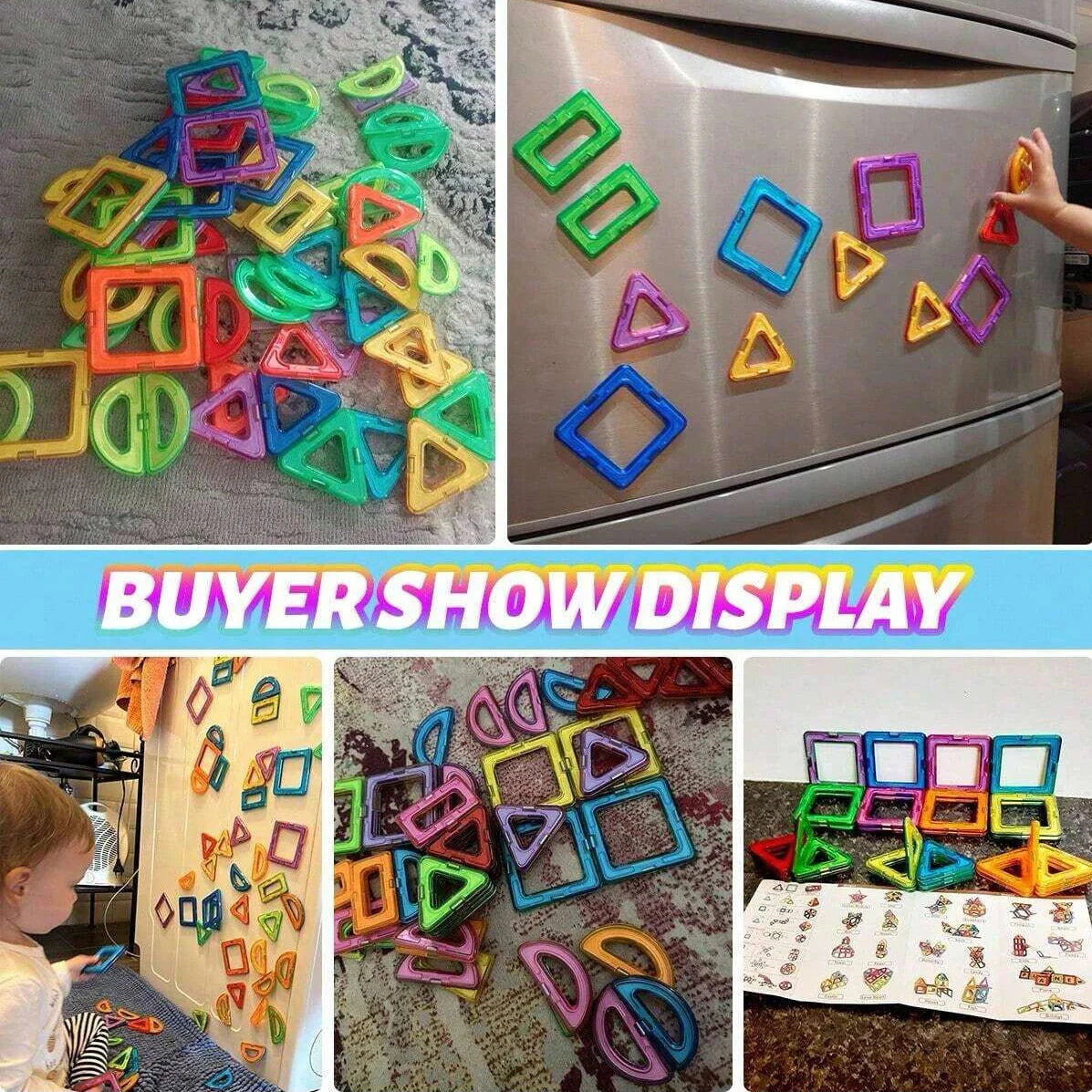 Magnetic Building Blocks - STEM Educational Toys for Kids Aged 4-12