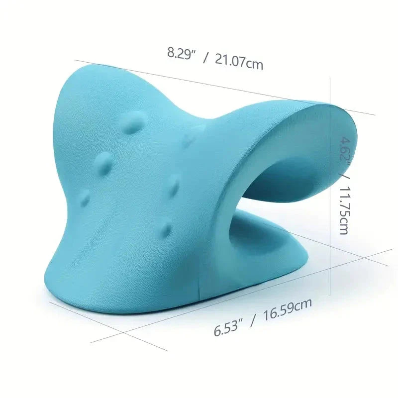 C-Type Neck & Shoulder Relaxer Cervical Traction Massage Pillow
