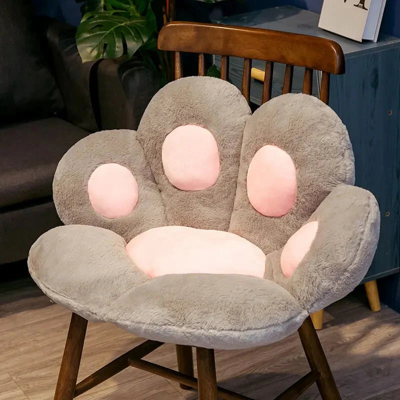 Kawaii Cat Paw Plush Toy – Soft Floor Cushion, Chair Pad & Nap Pillow