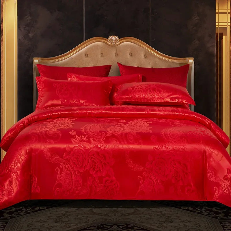 European Soft Fabric Luxury Duvet Cover Set - 3pcs