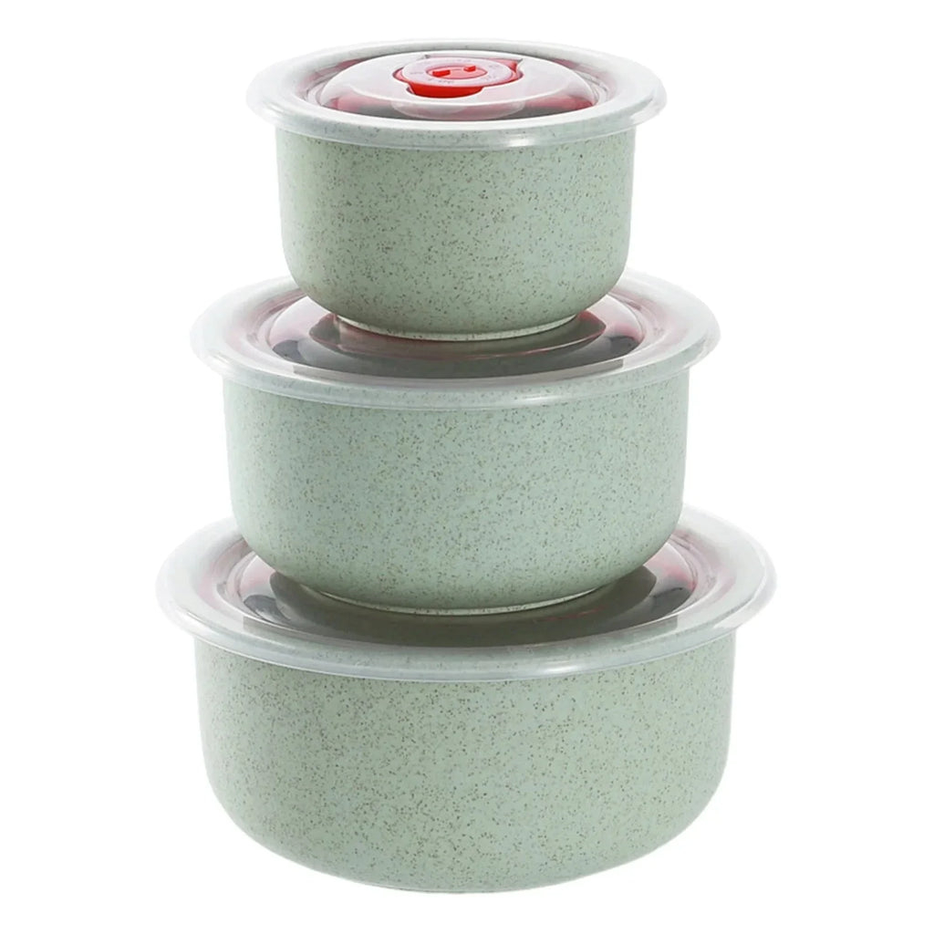 3PCS Bento Food Storage Containers – Microwaveable Meal Prep Box