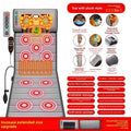Multifunctional Lumbar Traction Massage Mattress Cushion Full Body Electric Shoulder Neck Waist Back Vibrations Removable