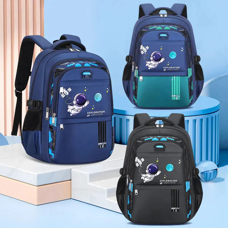 Kids Astronaut Backpack Waterproof School Bag for Boys