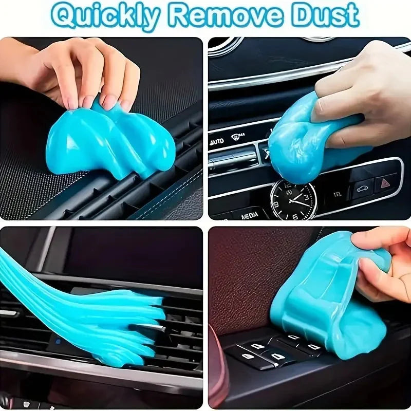 70g Car Cleaning Gel Slime - Effortlessly Remove Dust from Air Vents, Keyboards, and More