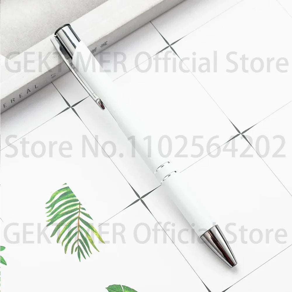 100 50 20 Pcs Custom Ballpoint Pen Metal Pen Support Custom Logo Advertising Personalized Pen Advertising Gift