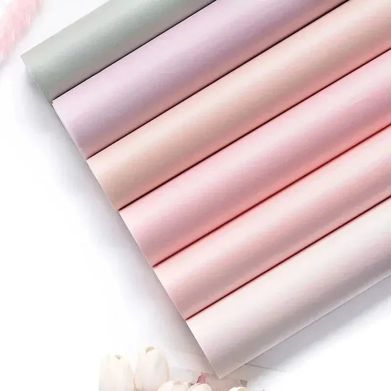 40pcs Tissue Paper 75*52CM Craft Paper Floral Wrapping Scrapbooking Paper Party Gift Packaging Decorative Flower Packing Paper