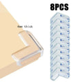 Transparent Baby Safety Strip with Double-Sided Tape for Furniture