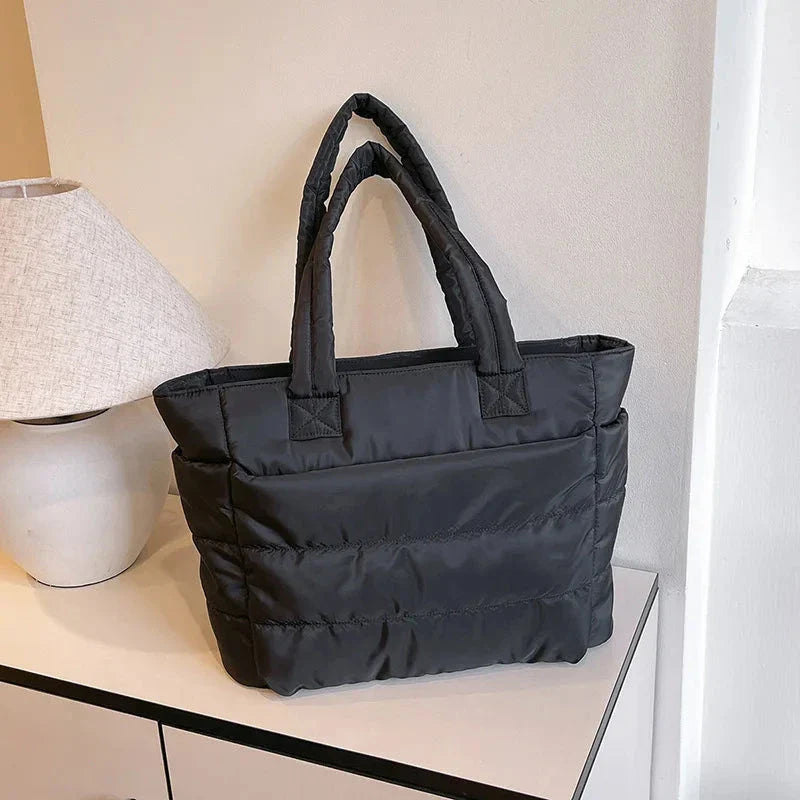 Large Capacity Women’s Tote Bag – Messenger Shoulder Handbag with Pockets