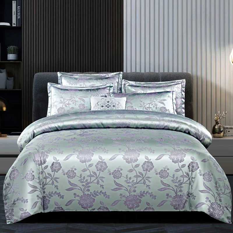 European Soft Fabric Luxury Duvet Cover Set - 3pcs