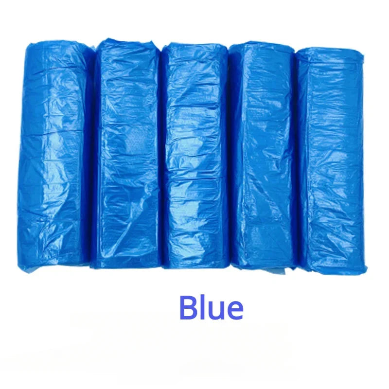 100PCS Mixed Color Garbage Bags – Thick Disposable Trash Can Liners
