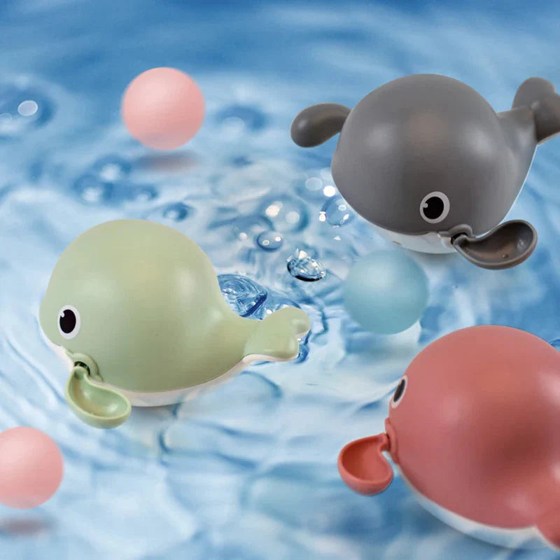 Baby Bath Toys - Swimming Clockwork Dolls & Tortoise | Fun & Safe Water Play for Kid