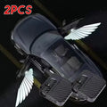 2PCS Car Angel Wings Welcome Light – LED Door Projector Lamp for Universal Car Models