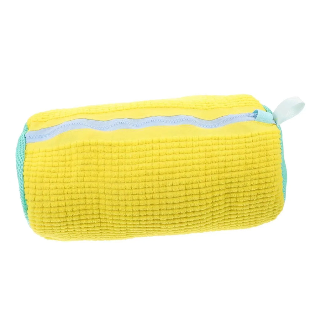 Durable Shoe Washing Machine Bag – Yellow & Blue Zipper | Protective Laundry Wash Bag for Sneakers & Casual Shoes