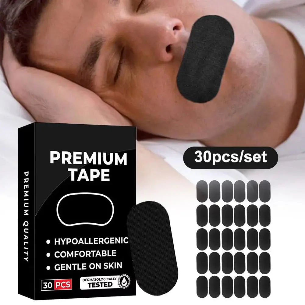 Anti Snoring Sleep Mouth Tape – Nasal Strips for Snoring Relief