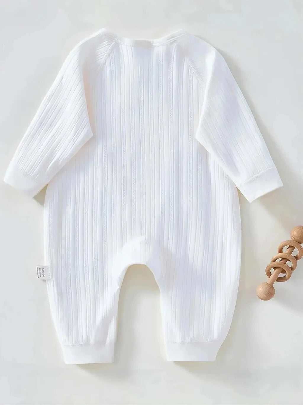 Baby Winter Bodysuit (0–6M) – Thick Cotton Animal Print Onesie for Boys & Girls