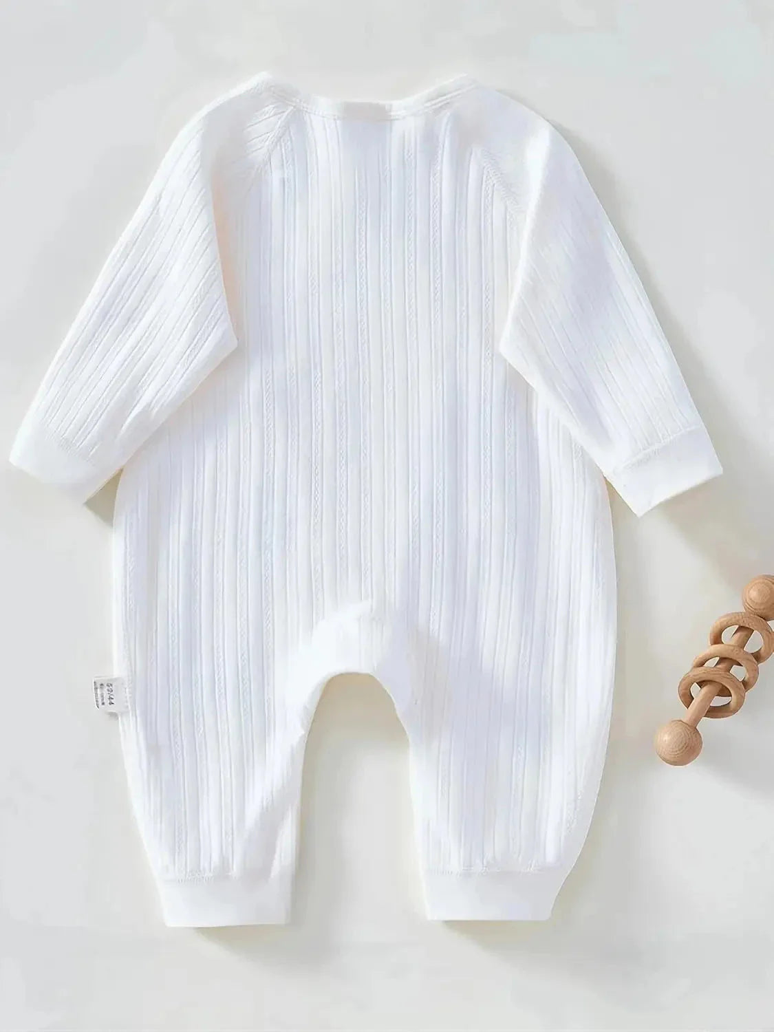 Baby Winter Bodysuit (0–6M) – Thick Cotton Animal Print Onesie for Boys & Girls