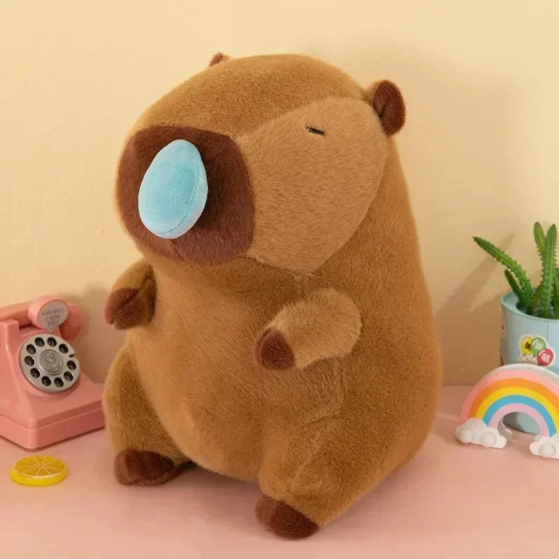 12-32cm Capybara Plush Simulation Capibara Anime Fluffty Toy Cute Doll Stuffed Animals Soft Doll Plush Children Christmas Gift