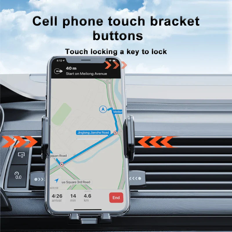 SEAMETAL Car Dashboard Phone Bracket Universal Auto Cellphone Stand For GPS Navigation Universal Desk Windshield Hanging Holder