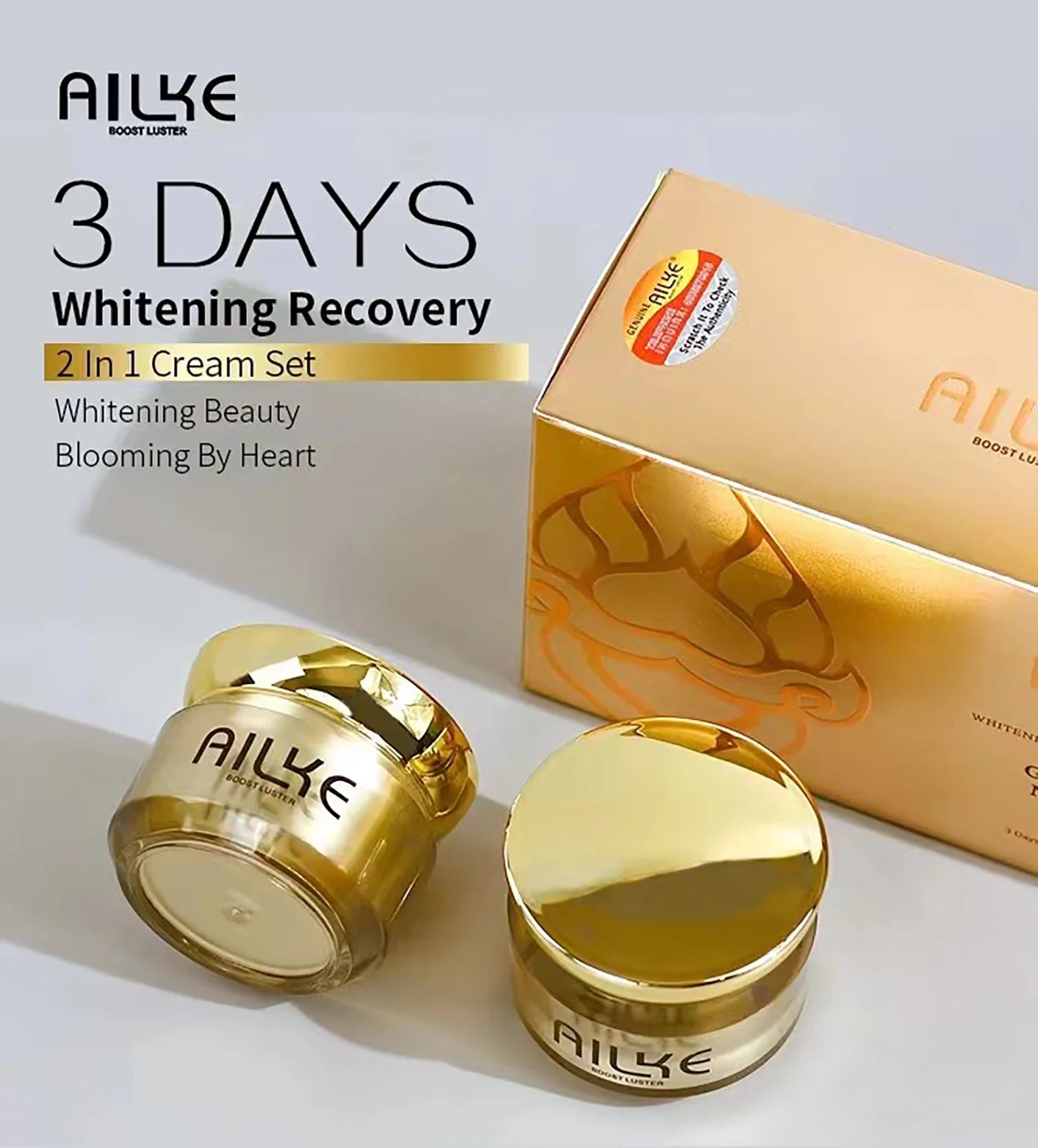 AILKE Dark Spot Corrector Hydration Facial Cream With Spf35+ Lighting Skin Tone Anti-sunburn Skin Care