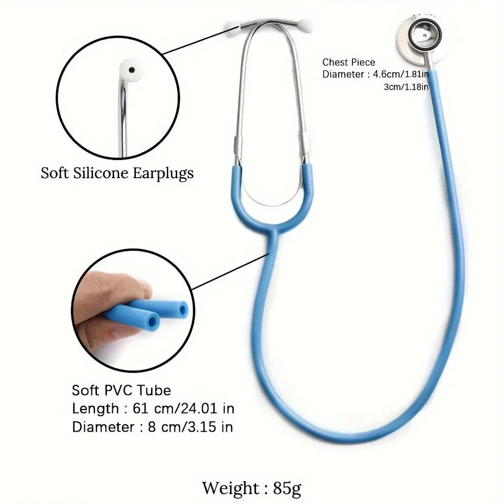 Stethoscope Toy, Simulated Doctor Toy, Nurse Health Medical Single Head Stethoscope, Role-playing Pretend Doctor Toy